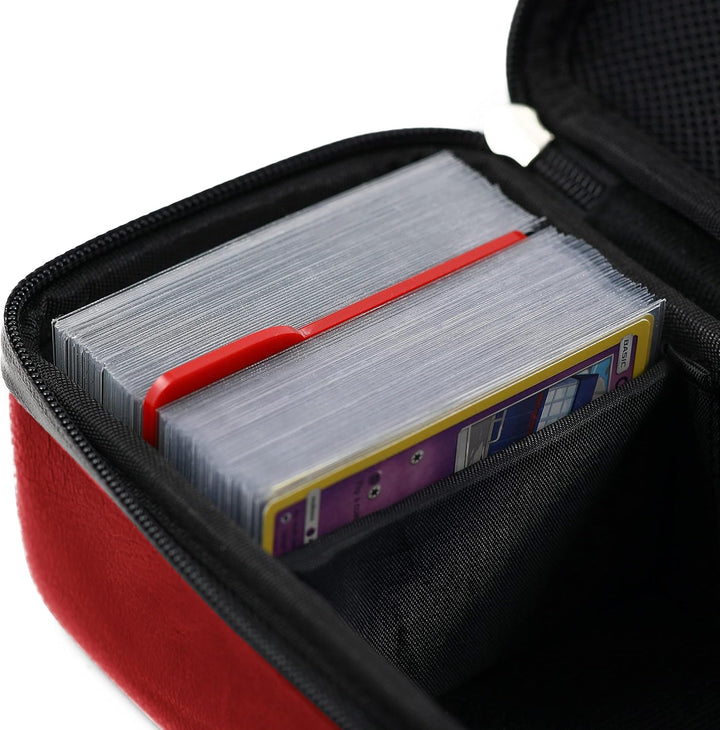Quiver Time Karten-Tragetasche Bolt Rot - Halter für Sammelkarten und Deck-Aufbewahrungsbox, kompati