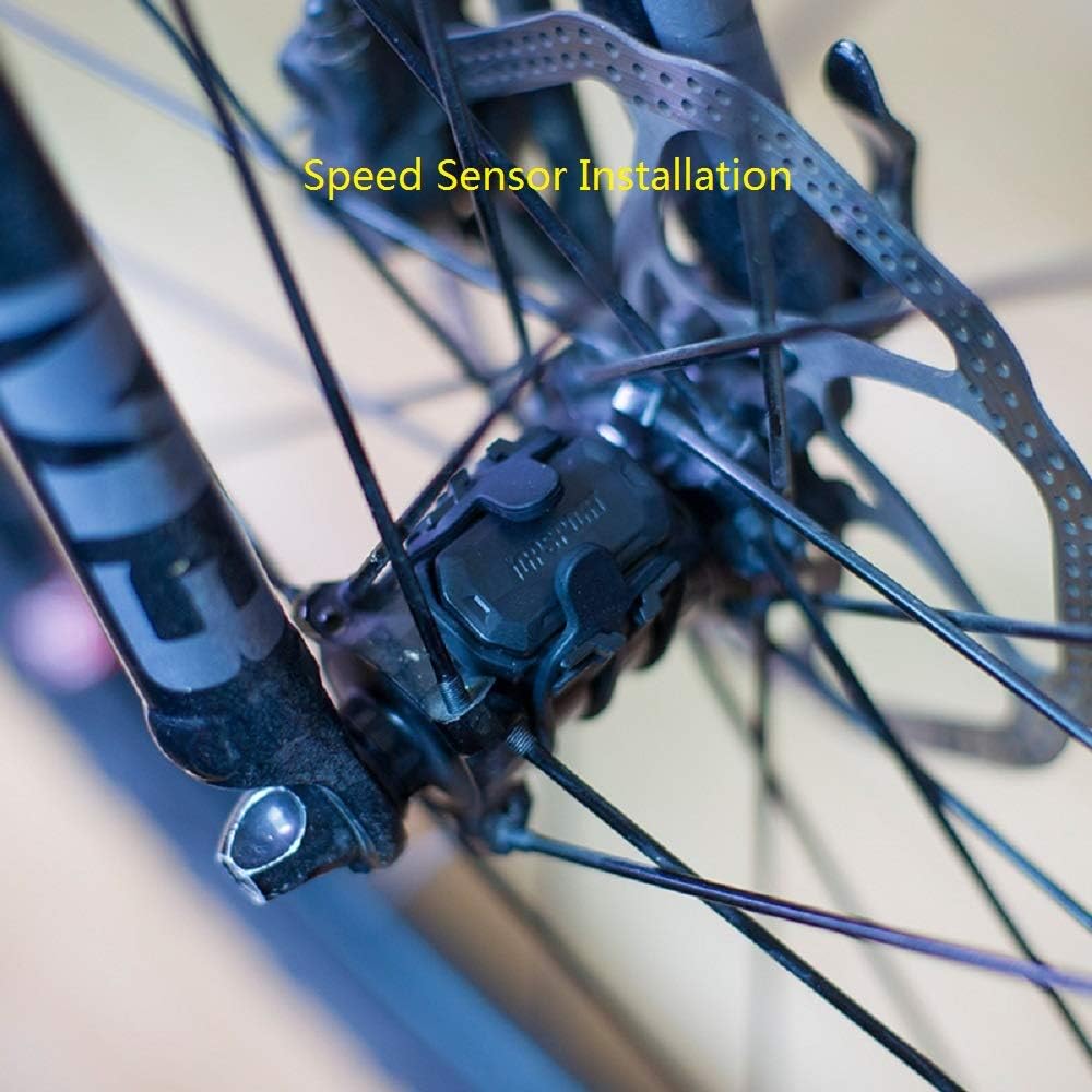 iGPSPORT Fahrrad Geschwindigkeitssensor,Trittfrequenzsensor, Dual Modul Bluetooth und ANT +