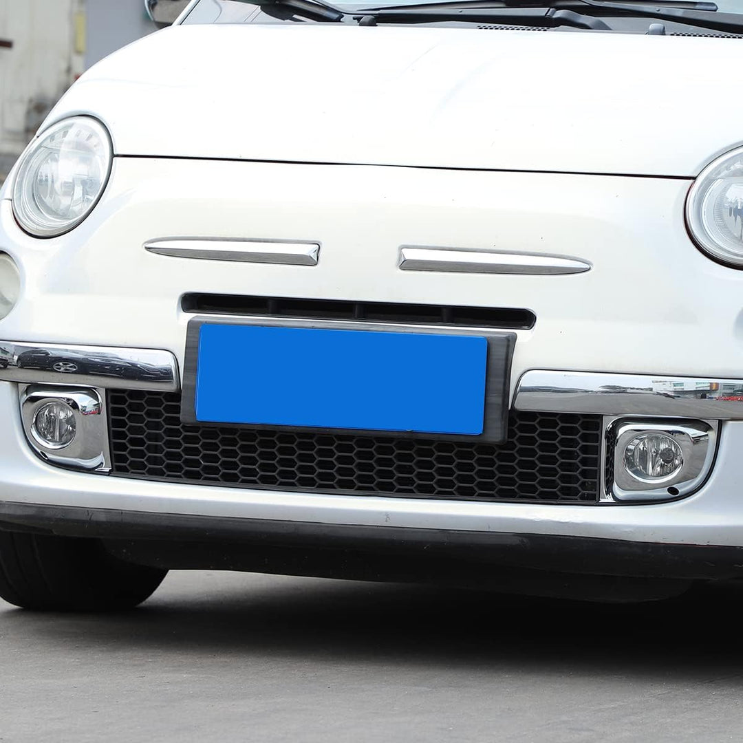 YANER Nebelscheinwerfer-Ringblenden für Frontstossstange, passend für Fiat 500 2011–2015, Nebelschei