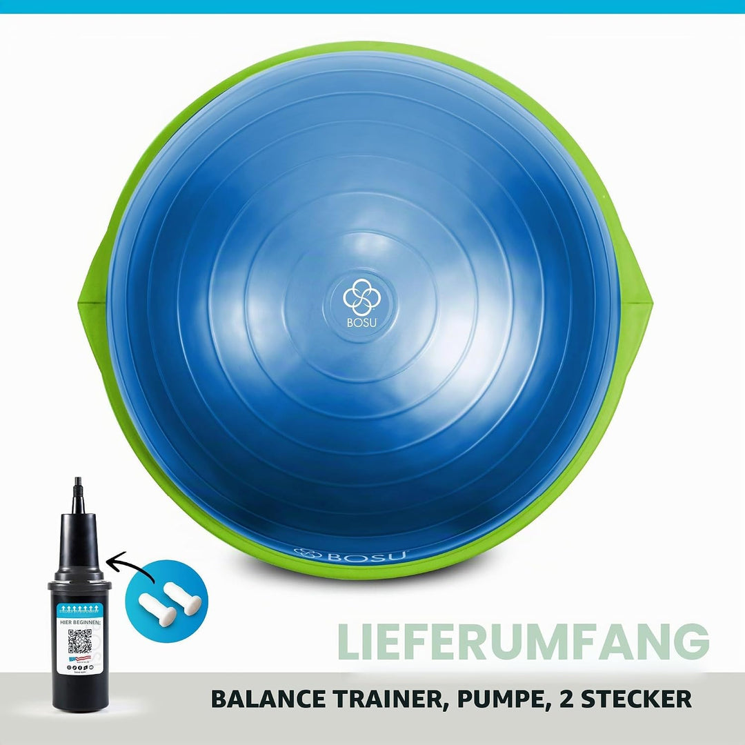 Bosu, Home Gym Equipment, The Original Balance Trainer, 66 cm Durchmesser blau / grün, blau / gr