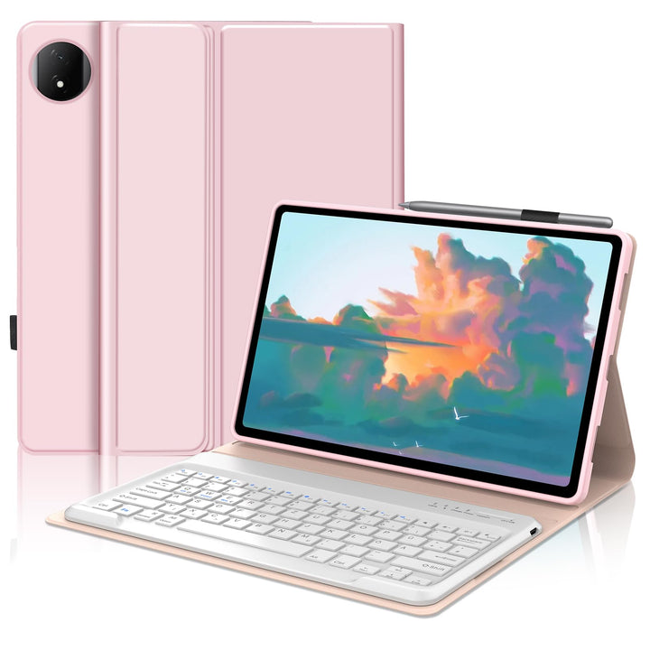 Tastatur Hülle für Honor Magic Pad 2 Tablet 12,3 Zoll, Deutscher QWERTZ Tastatur mit Magnetisch Abne