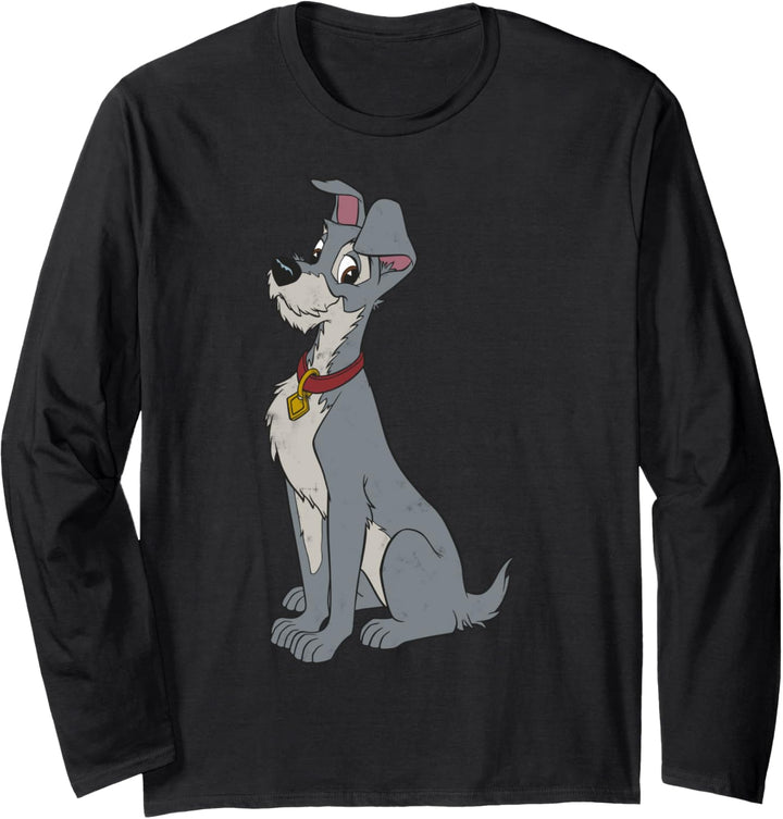 Disney Lady And The Tramp Vintage Portrait Langarmshirt