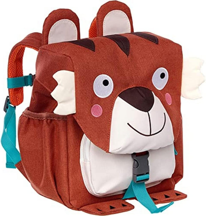 SIGIKID 25078 Rucksack Tiger School Mädchen und Jungen Kinderrucksack empfohlen ab 3 Jahren rot, 28x