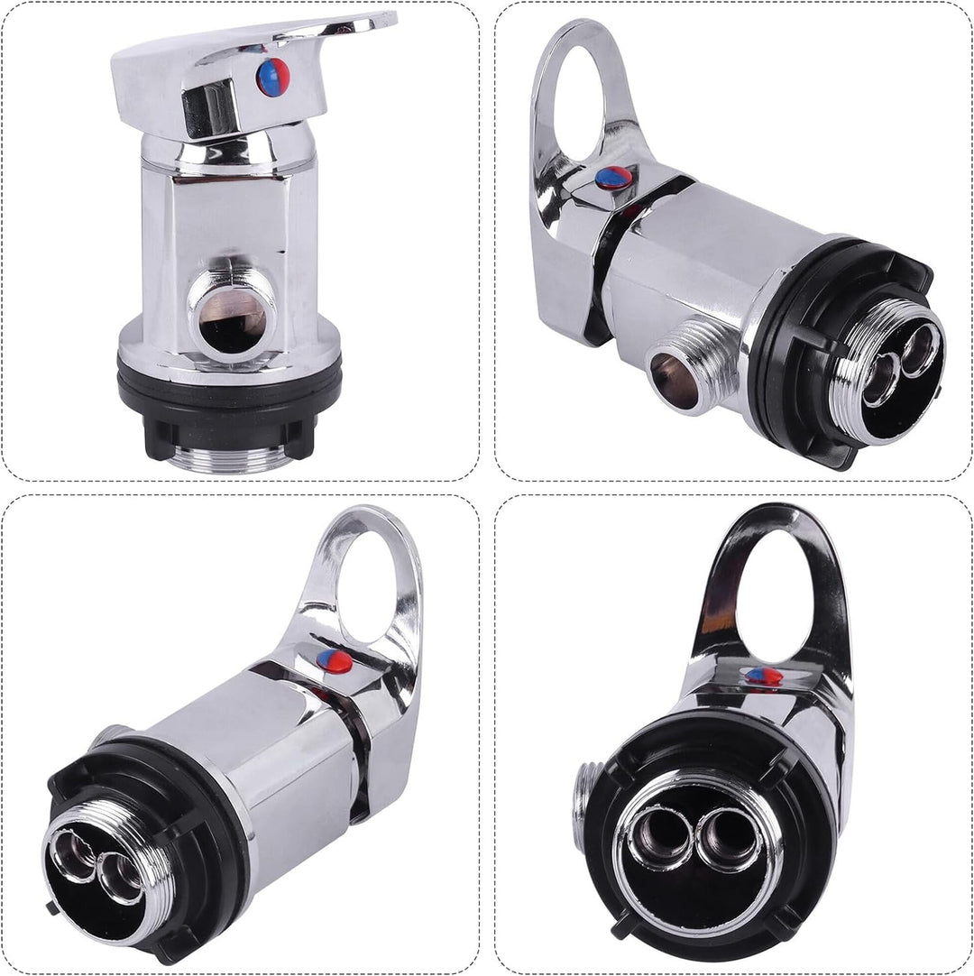 Dusche Mischbatterie Auslass 1/2 Zoll mit 80 cm Einlassrohren und Auslassrohren + Sprinkler Set für