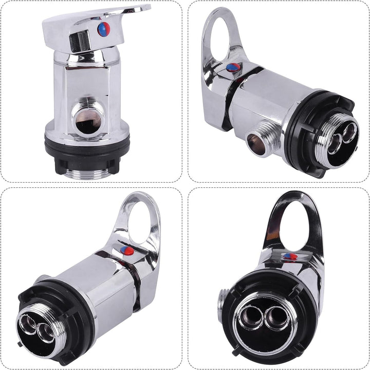 Dusche Mischbatterie Auslass 1/2 Zoll mit 80 cm Einlassrohren und Auslassrohren + Sprinkler Set für