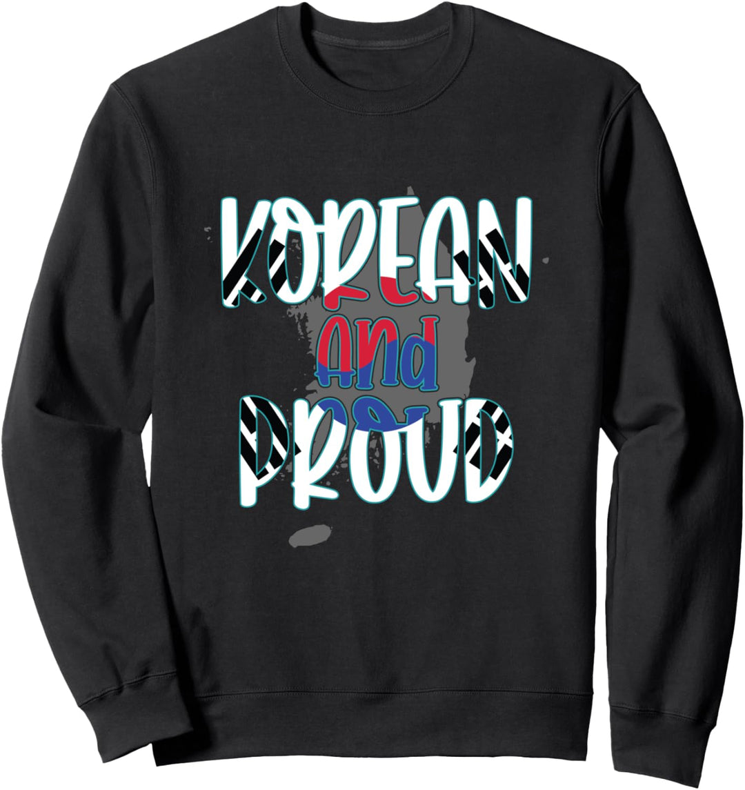 Koreanisch und Stolz - Südkorea Flagge (Taegukgi) Stolz Sweatshirt
