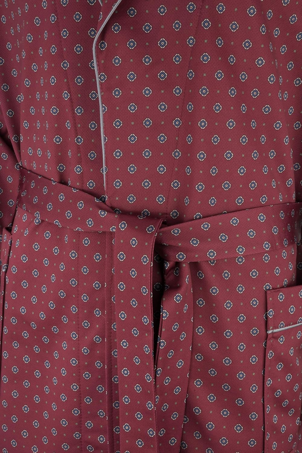 Herren Morgenmantel - Revise Brais RE-503 - Kurz - Dünn und leicht L Bordeaux Rot 601, L Bordeaux Ro