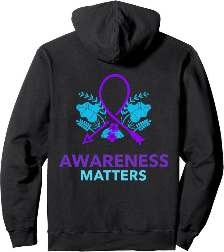 Selbstmordprävention Sensibilisierung Ribbon Pullover Hoodie