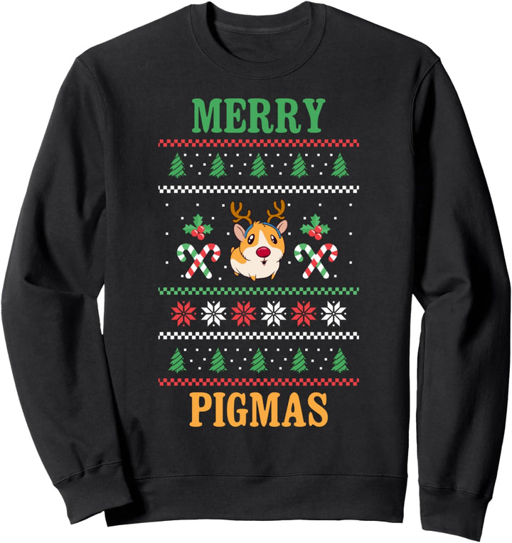 Meerschweinchen Ugly Christmas Sweater Sweatshirt