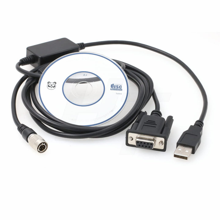 HangTon 6 Pin Hirose Computer USB RS232 Datenkabel Download Kabel für Topcon GTS310 GPT3005 Sokkia N