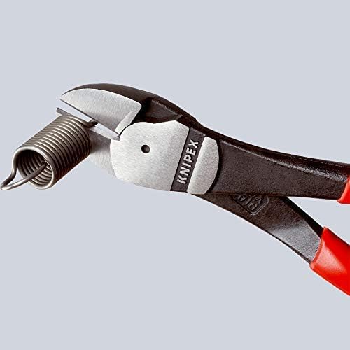 Knipex Kraft-Seitenschneider schwarz atramentiert, mit Mehrkomponenten-Hüllen 180 mm 74 12 180