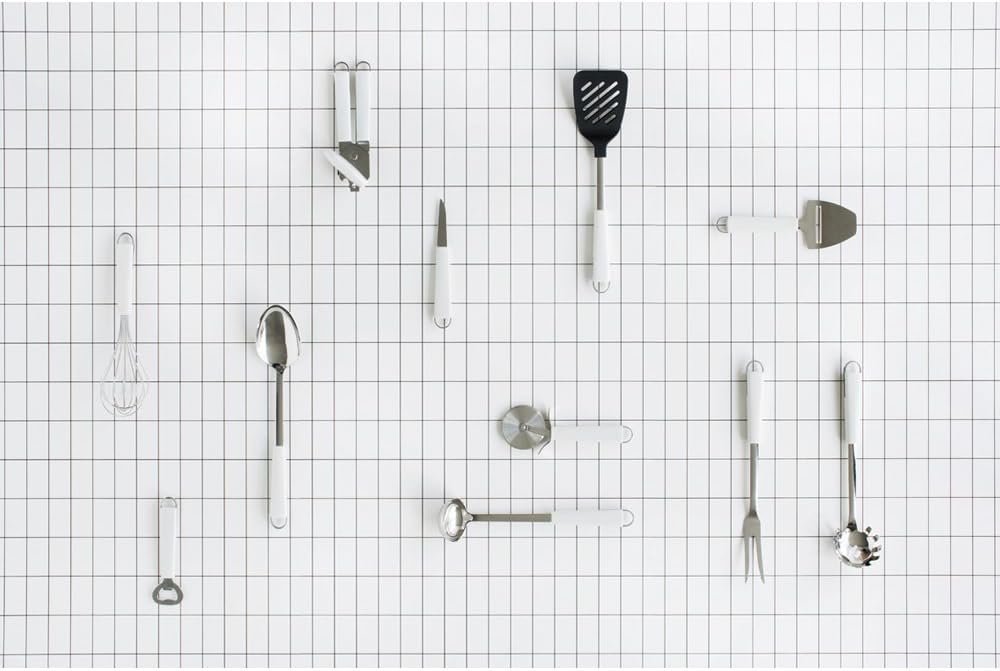 Brabantia 400247 Käsehobel, Silber/Weiss (Packung mit 2) 40 x 20 x 10 cm (Packung mit 2), 40 x 20 x