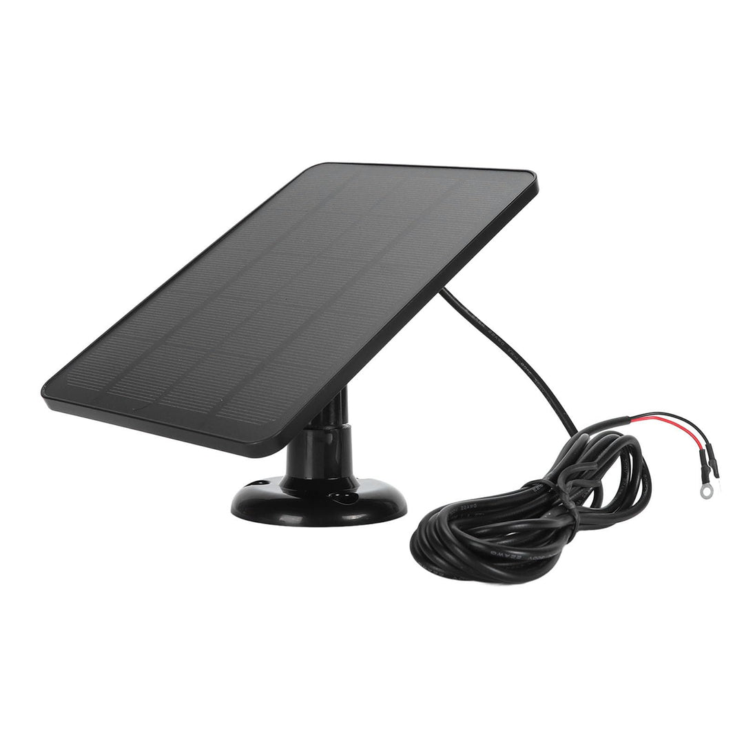JTLB Solarpanel-Kamera-Ladegerät, 10 W Video-Türklingel-Solarpanel-Ladegerät Nest Türklingel 2K-Kame