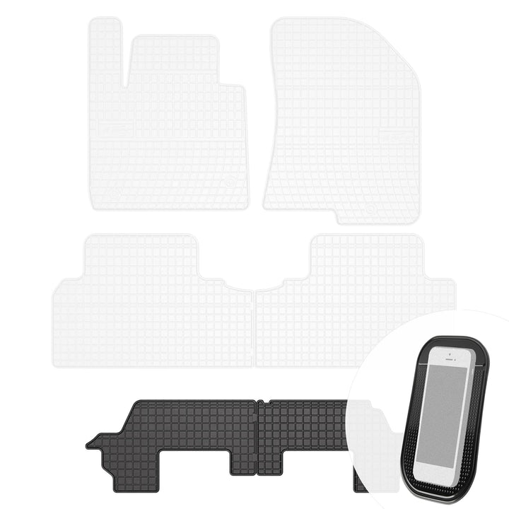 Gummimatten Auto Fussmatten Gummi Automatten Passgenau 2-teilig Set - passend für Kia Carens IV ab 2