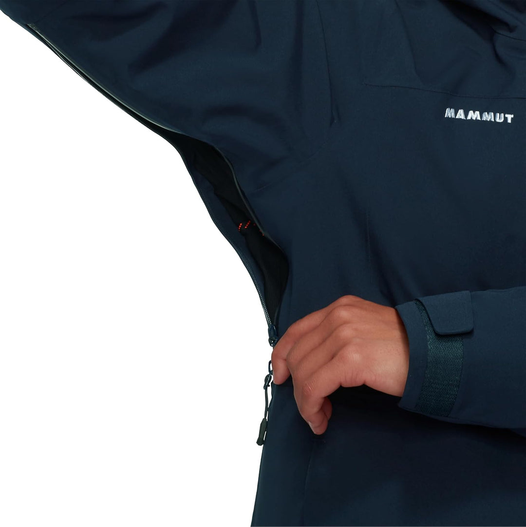 Mammut Damen Stoney Hardshelljacke mit Kapuze L Durchsichtig, L Durchsichtig
