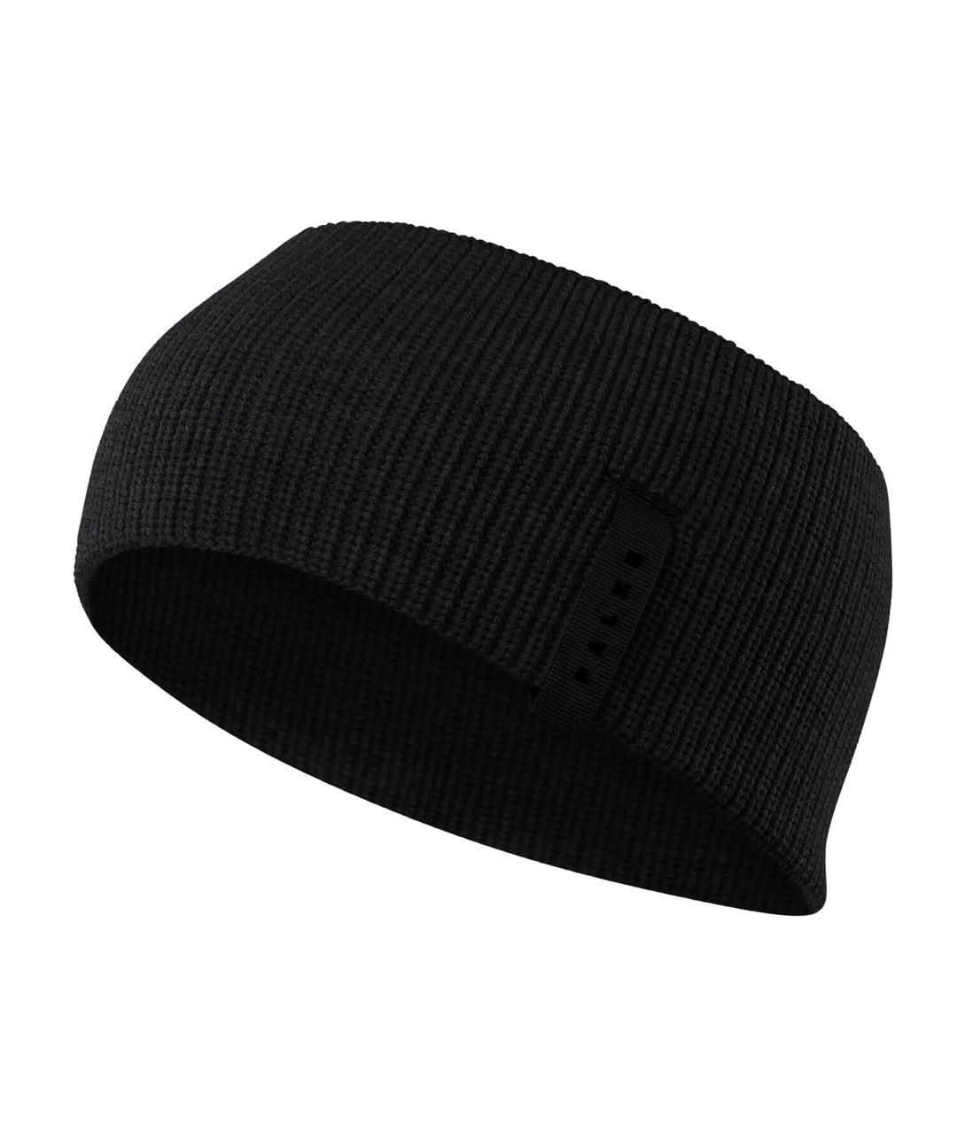 FALKE Unisex Stirnband Basic Merino Ultrafine Rib U Hb Wolle schnelltrocknend warm 1 Stück, Schwarz