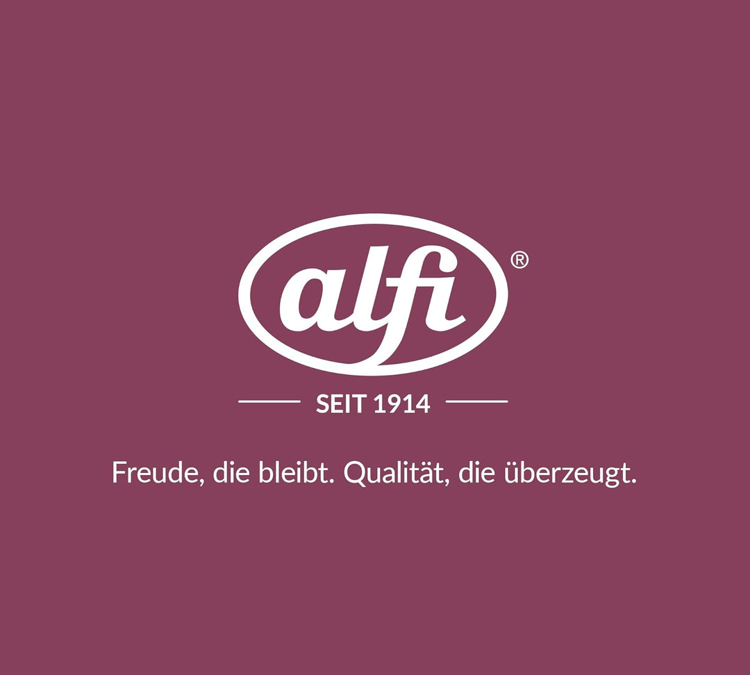 alfi SKYLINE 1,0l, deep rose, Edelstahl-Isolierkanne mit hygienischem Hartglaseinsatz, Drehverschlus