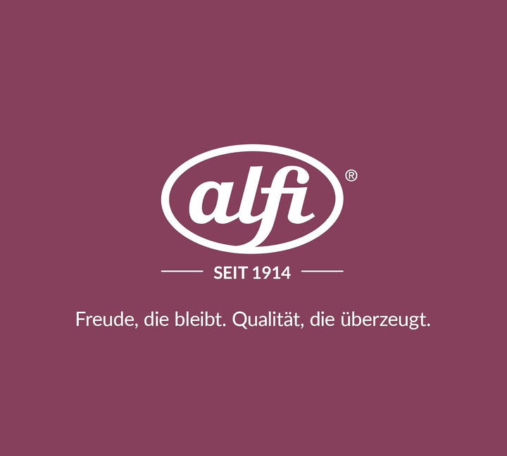 alfi SKYLINE 1,0l, deep rose, Edelstahl-Isolierkanne mit hygienischem Hartglaseinsatz, Drehverschlus