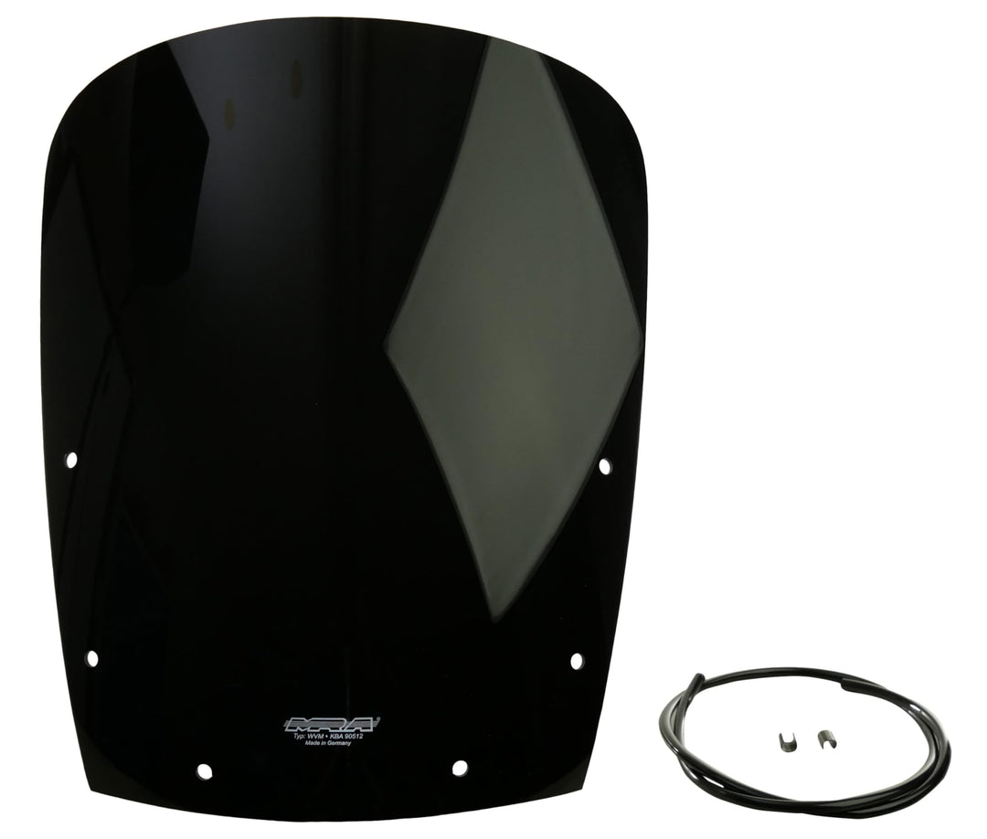 MRA Motorrad-Verkleidungsscheibe Originalformscheibe O schwarz für Kawa GPZ 500 S 1987-1993