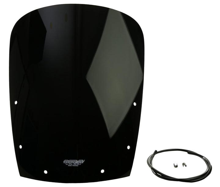 MRA Motorrad-Verkleidungsscheibe Originalformscheibe O schwarz für Kawa GPZ 500 S 1987-1993