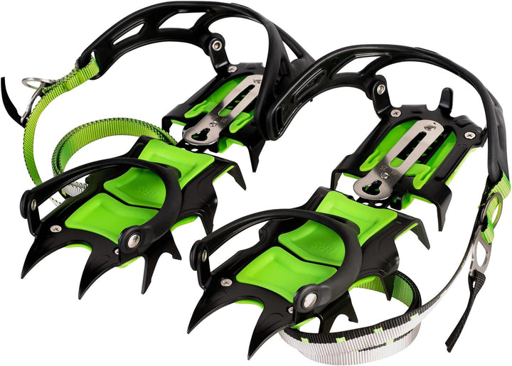 Tentock Steigeisen für Bergschuhe, Edelstahl Schuhspikes Crampons Anti-rutsch Eisklampe Steigeisen m