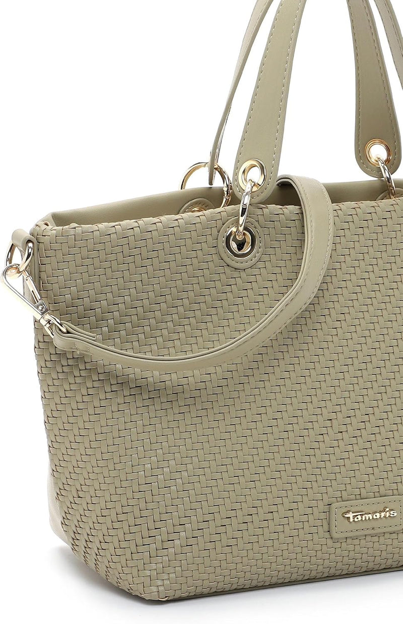 Tamaris Shopper Leila 32143 Damen Handtaschen Mustermix Einheitsgrösse Khaki 910, Einheitsgrösse Kha