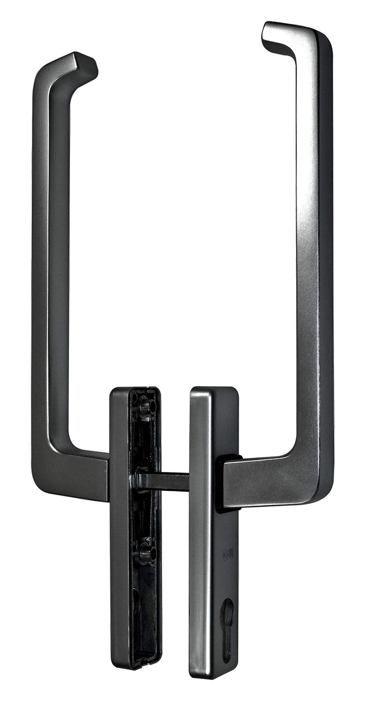 SN-TEC GU Schiebetür Drehgriff DIRIGENT 934/937 (9-25919 01B & 9-29519 03B) mit Unterbau 6432, Links
