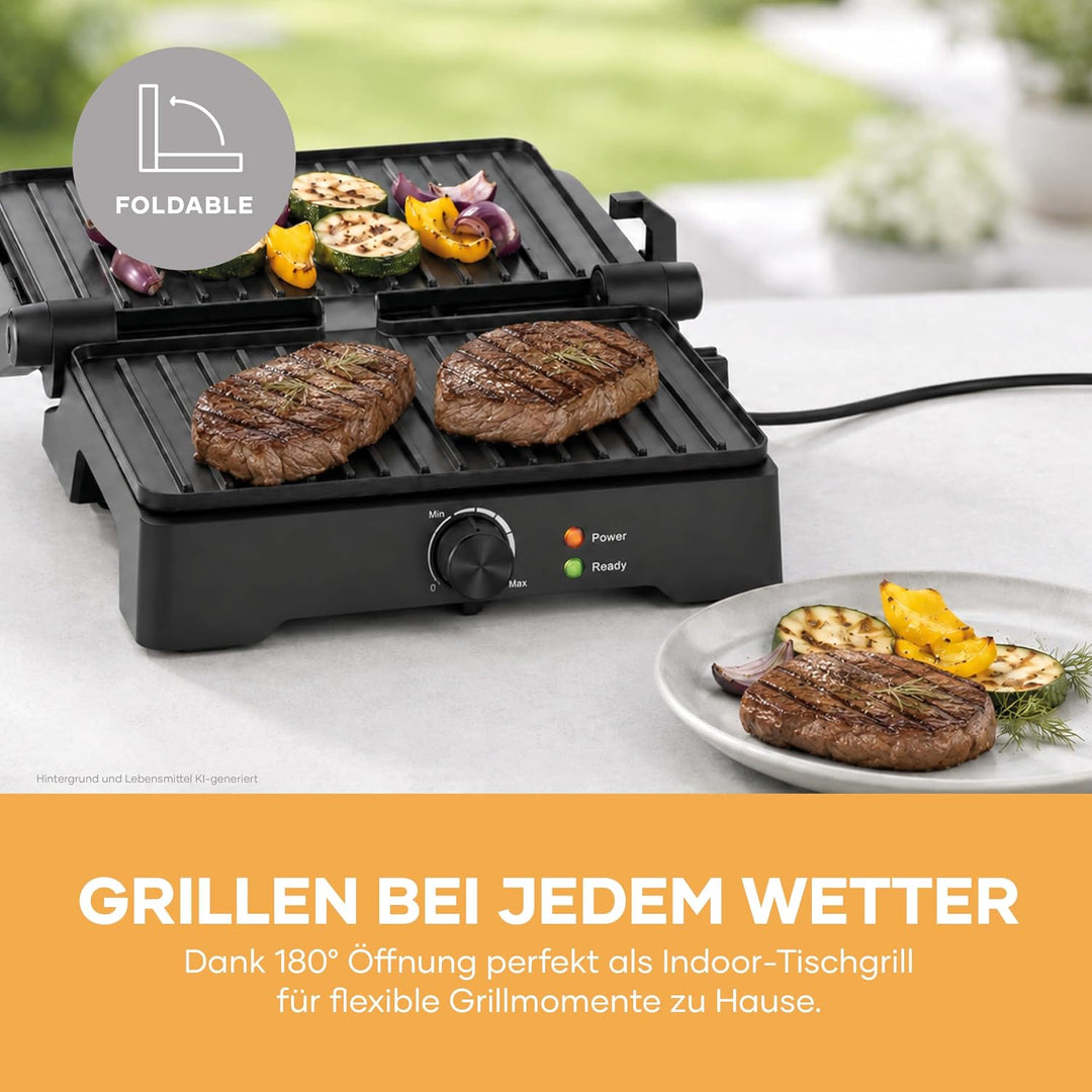 SEVERIN MultiGrill XL, hochwertige Keramikbeschichtung, grosse Grillfläche, PFAS-freie Grillplatten,