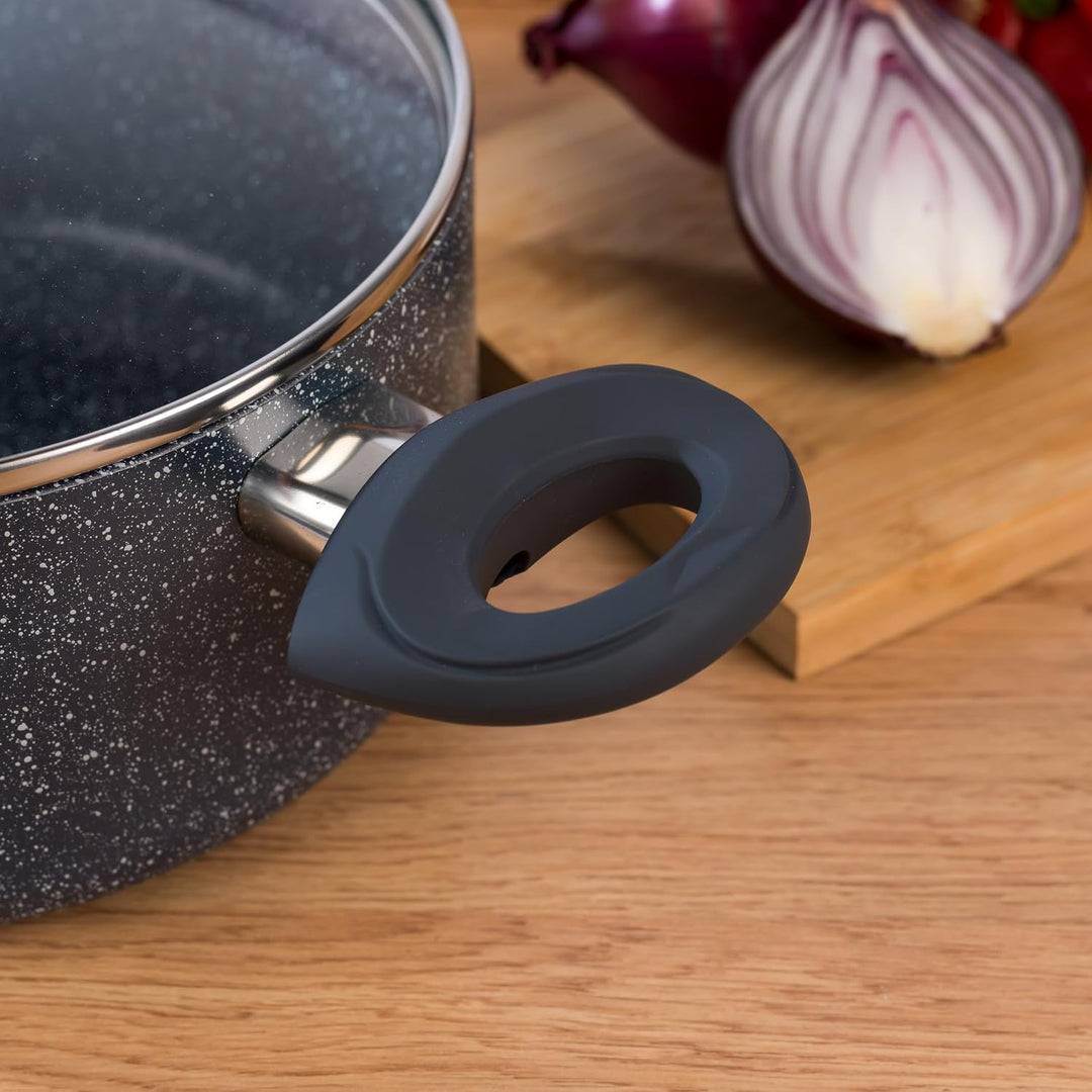 Russell Hobbs RH00848EU Nightfall Stone kochtopf, BPA-Frei, 2.5L Ungefähre Füllmenge antihaftbeschic