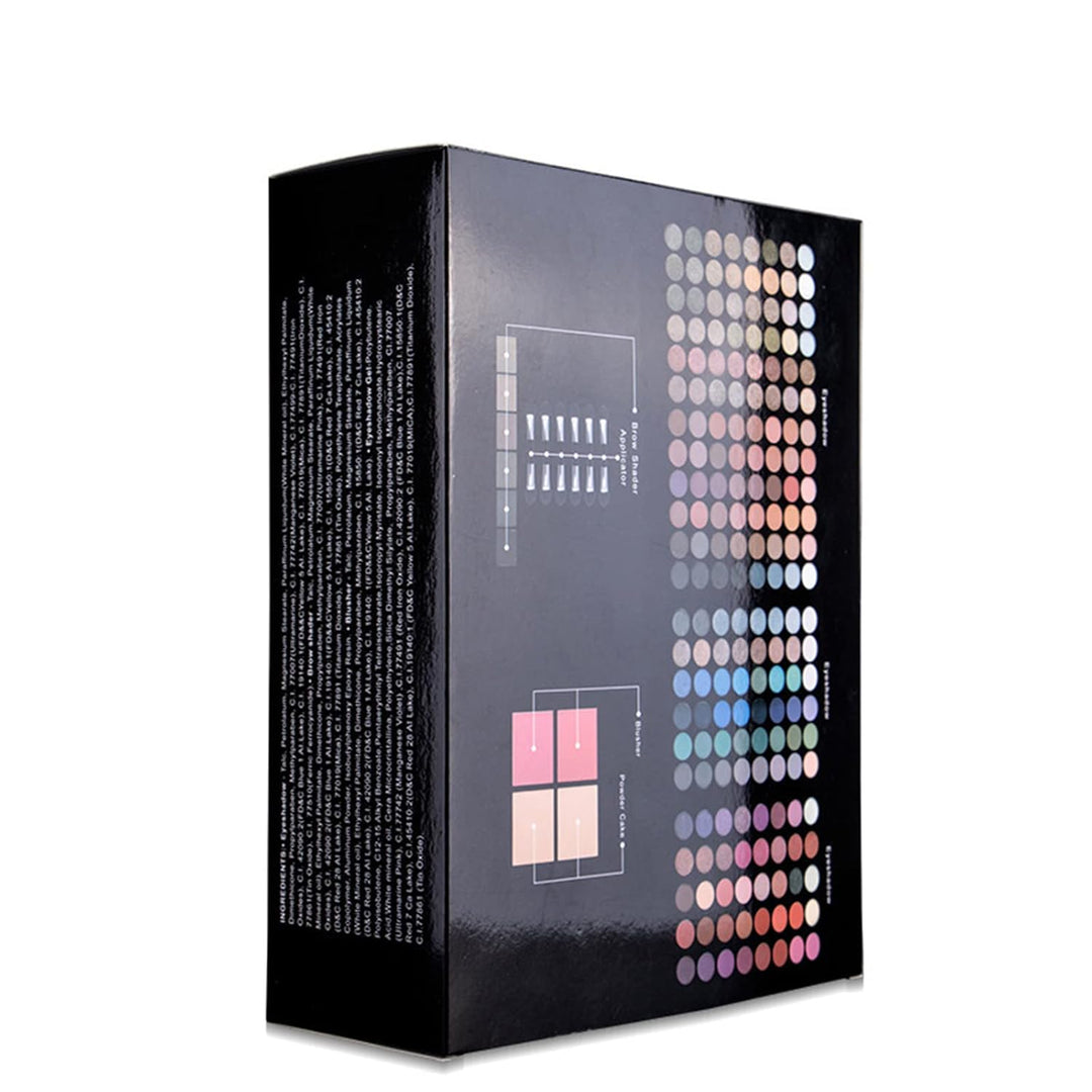 Schminkkoffer Multifunktions Schmink Kosmetik Make-up Set mit Lidschatten, Blush Rouge, Pressed Powd