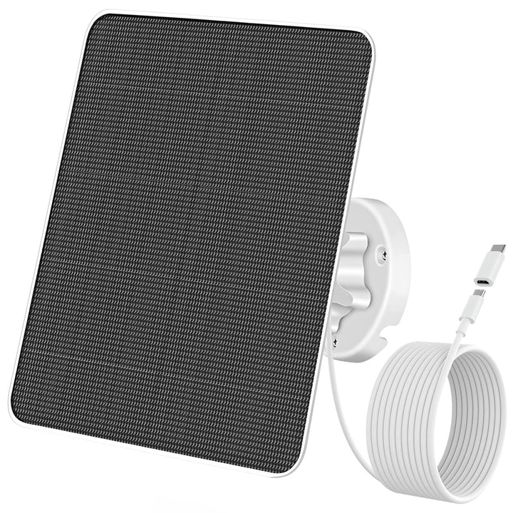 6W Solarpanel für drahtlose Überwachungskamera im Freien,5V IP65 wasserdichte Solarstromversorgung f