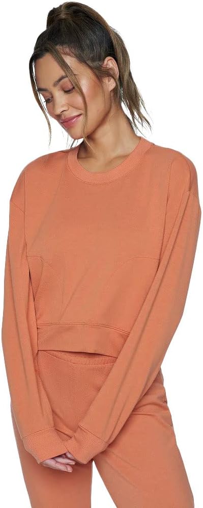 Hurley Damen Easy Oversized Pullover Pullover Sweater L Orange (Carnelian), L Orange (Carnelian)