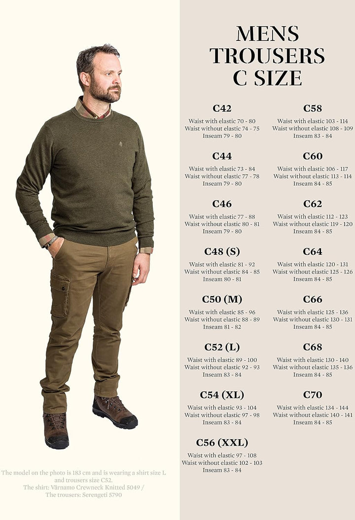 Pinewood Herren Caribou Tc Hose - Wanderhose Herren mit 4-Wege-Stretch für maximale Bewegungsfreihei