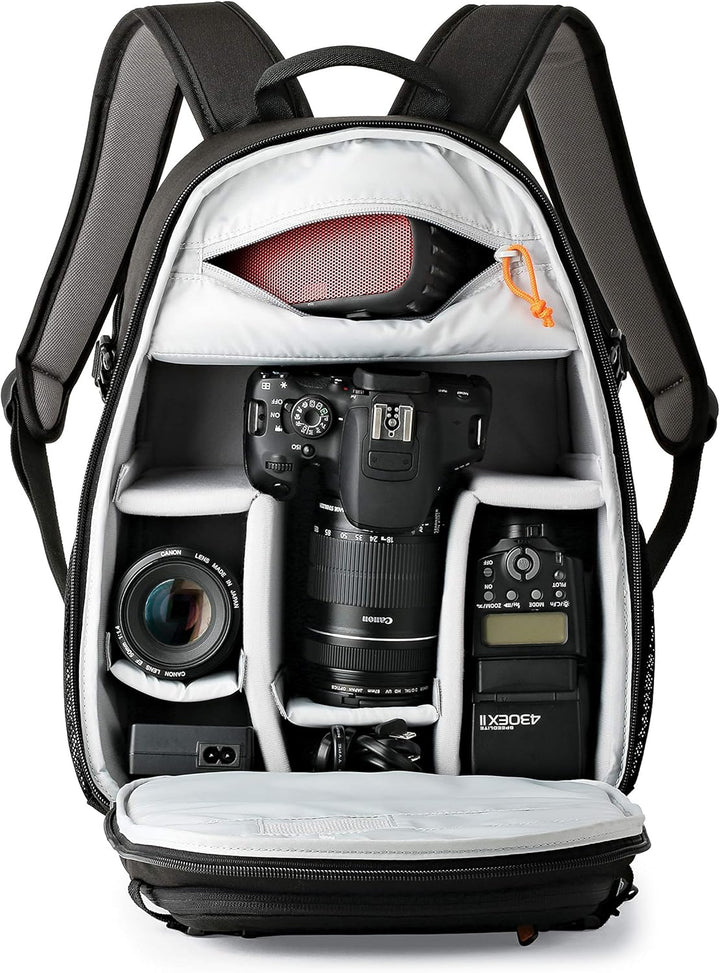 Lowepro Tahoe 150 Rucksack für Kamera mit anpassbarem Innenraum, passend für DSLR mit Objektiv, zusä