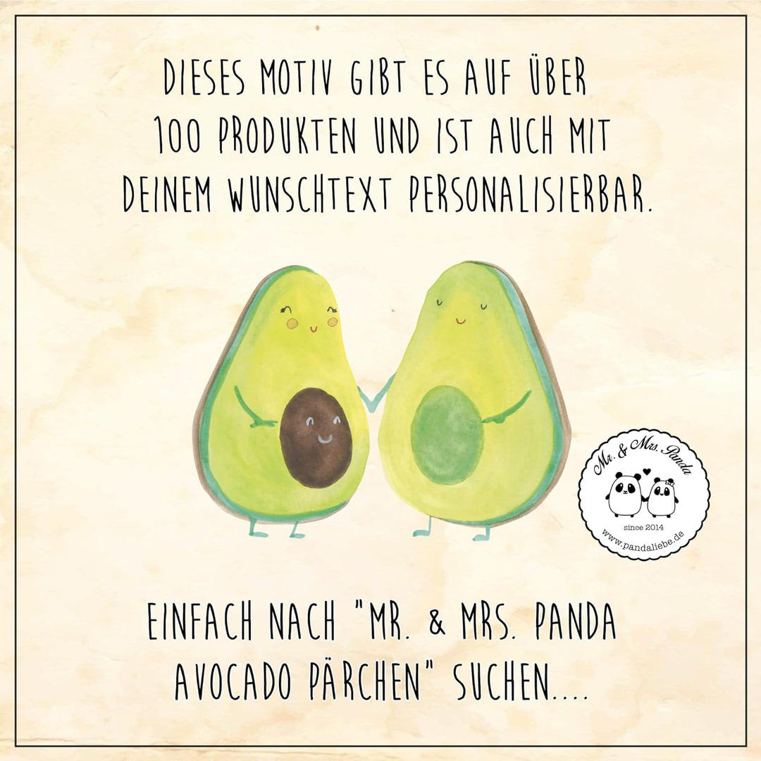 Mr. & Mrs. Panda Motiv WC Sitz Avocado Pärchen - Geschenk, Gesund, WC-Sitz, Avocuddle, Toilettendeck