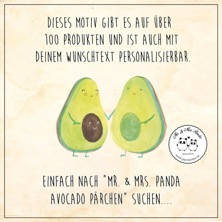 Mr. & Mrs. Panda Motiv WC Sitz Avocado Pärchen - Geschenk, Gesund, WC-Sitz, Avocuddle, Toilettendeck
