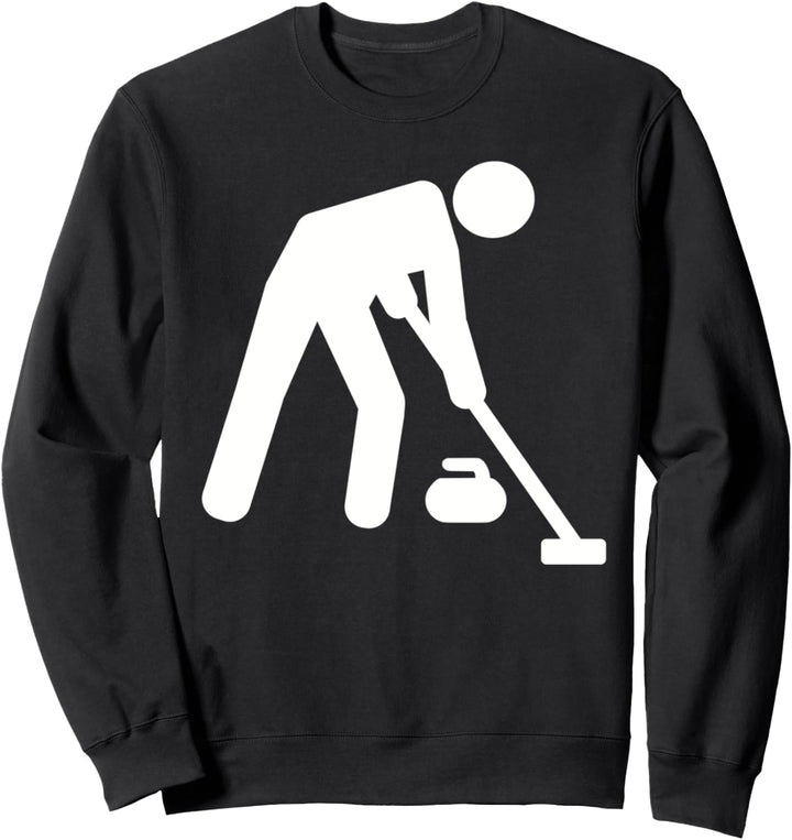 Curling Spieler Sweatshirt