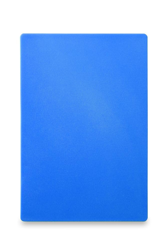 HENDI Schneidbretter, HACCP, Beidseitig nutzbar, für Fisch, 600x400x(H)18mm, HDPE 500 Kunststoff, bl