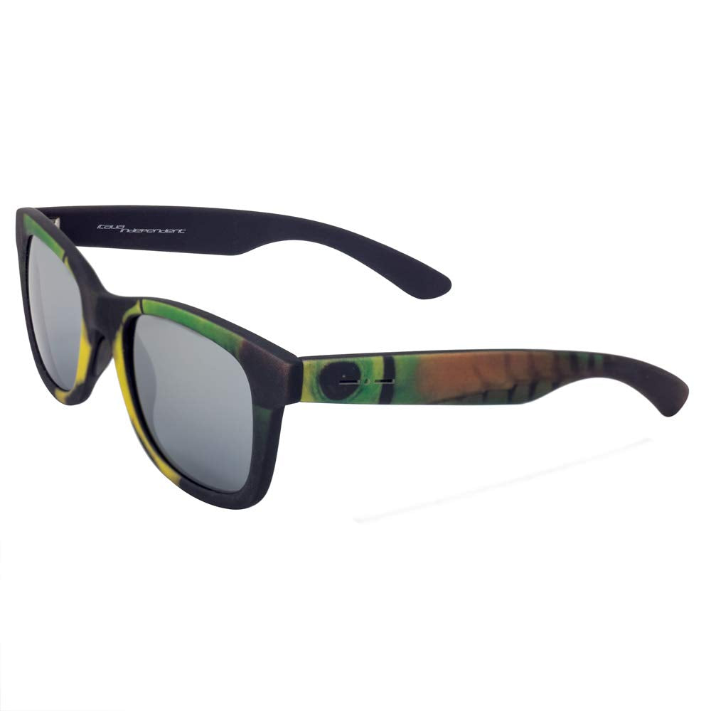 Italia Independent Unisex-Erwachsene 0090-TUC-009 Sonnenbrille, Grün (Verde), 50