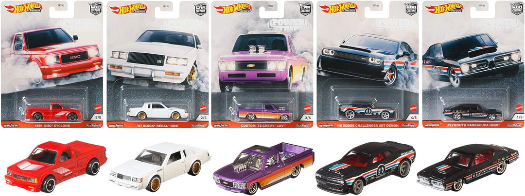 Hot Wheels Power Trip Set 2020 Car Culture 5 Modellautos 1:64 FPY86 - 979T