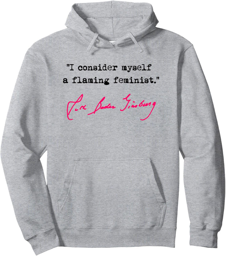 Ruth Bader Ginsburg - Flaming Feministin - RBG Pullover Hoodie