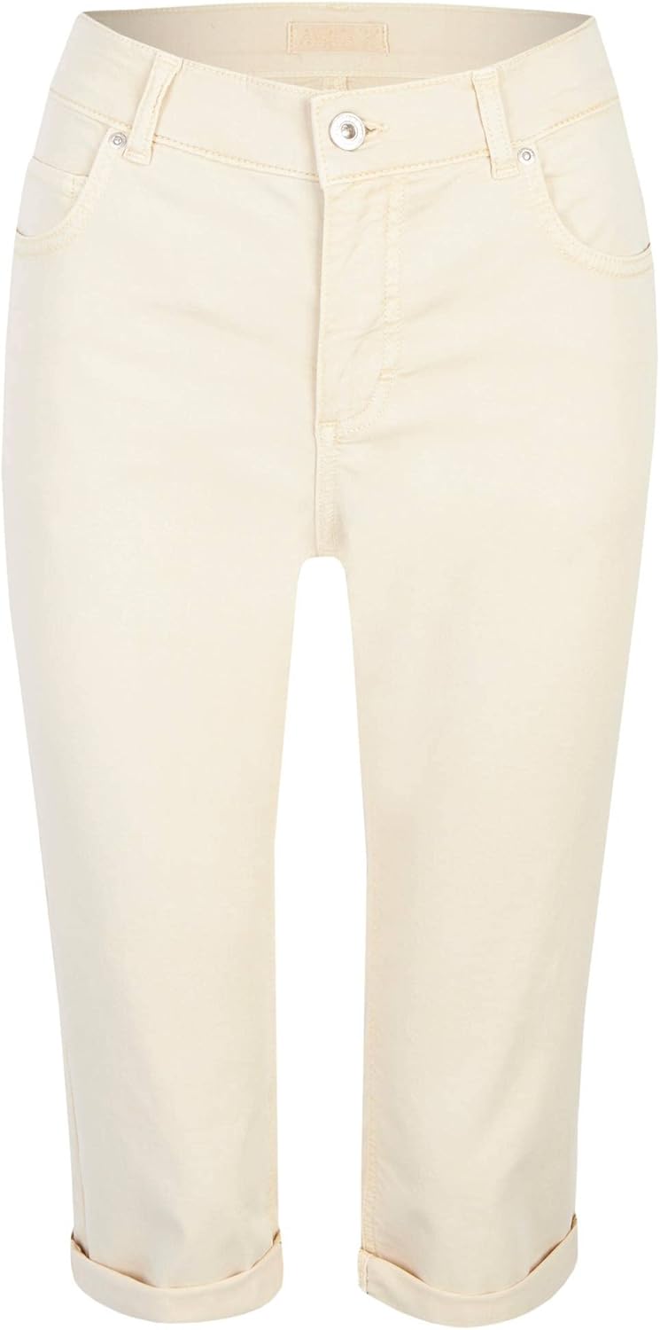 Angels - Damen Caprijeans, Capri TU (122470000), Grösse:W44, Farbe:Light beige (715)