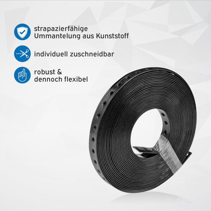 kör4u Fixpin Lochband Montageset mit 2x Montagelochband, Setzeisen und 400 Fixpin Nägeln, Starter-Se