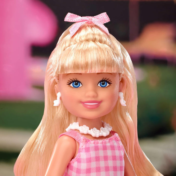 Barbie The Movie - 4 Puppen Pack Chelsea Sammlerpuppen Spielfilm, enthält die Figuren, Ken, Präsiden