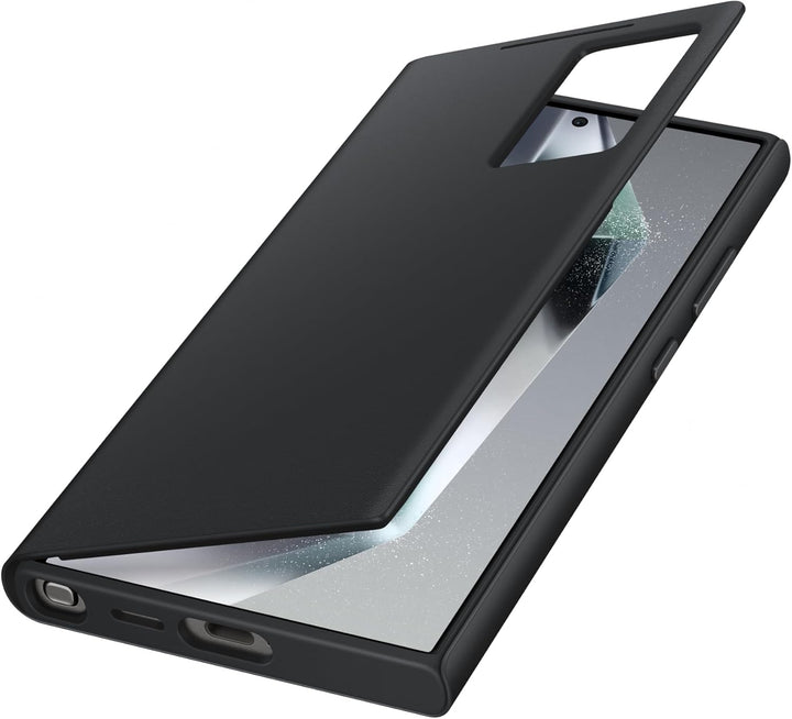 Samsung Smart View Wallet Smartphone Case EF-ZS928 für Galaxy S24 Ultra, Handy-Hülle, Kartenfach, Si