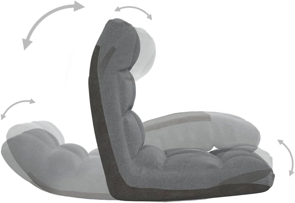 vidaXL Bodenstuhl Faltbar Schlafsessel Relaxsessel Sofastuhl Bodenkissen Bodensessel Bodensofa Relax