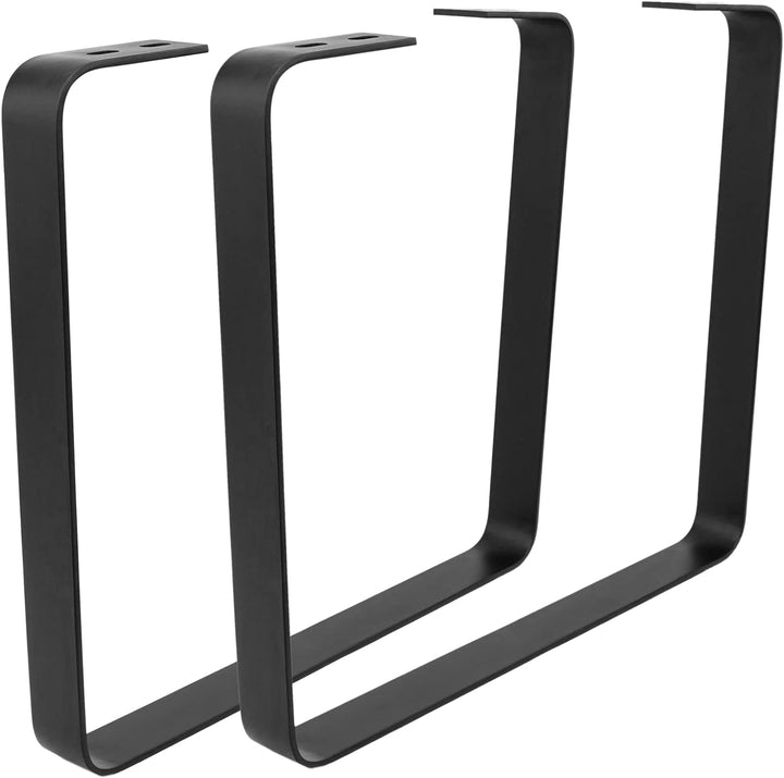 PrimeMatik - Beine für Kleiner Tisch rechteckig aus Stahl 480 x 45 x 420 mm 2-Pack