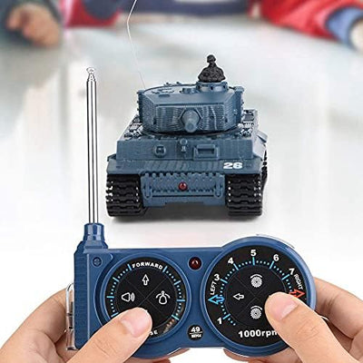 Tbest RC Panzer Fernbedienung Kampfpanzer Battle Panzer Tank Spielzeug mit Motor Turmbewegung und So