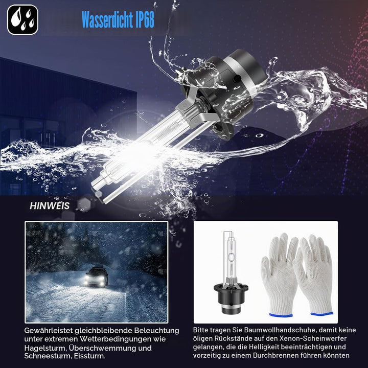 Erato D2S Xenon Brenner HID Scheinwerferbirnen, 6000K 35W Diamond Weisslicht Birnen Entladungslampe