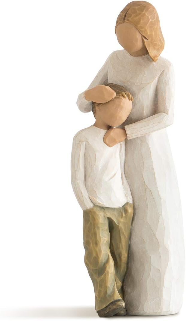 Enesco 26102 Willow Tree Figur Mutter und Sohn Tischplatte Einzelbett, Tischplatte Einzelbett